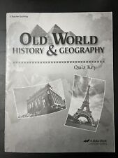 AbekaÂ  A beka Old World History And Geography Grade 5 Quiz Key Fourth Edition