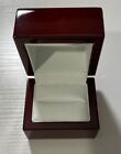 Gorgeous Premium Wooden RING BOX With Metal Hinge - NEW