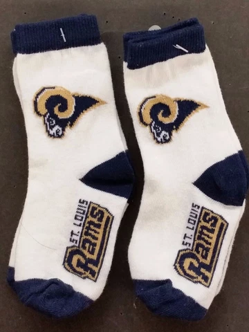 NFL Children Socks (Size: 5-6 1/2) St. Louis Rams #7-2 (Lot of 2 Pair) Cover