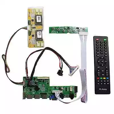3HD VGA USB LCD Controller Board For 22 inch LTM22M1LTM220M2 1680x1050 LCD - Image 1 of 4