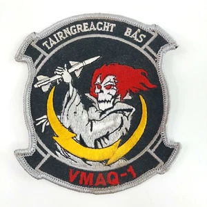 Marine Corps VMAQ-1 Banshees TAIRNGREACHT BAS Embroidered Jacket Patch 4" EX! - Picture 1 of 5