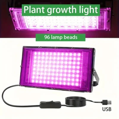 LED Grow Lights for Indoor Plant Veg Flower Hydroponic Full Spectrum Lamp Panel - Image 1 of 4