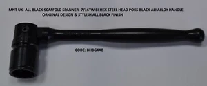 BHBG4AB- All Black Aluminium Handle Scaffold Spanners - Picture 1 of 1