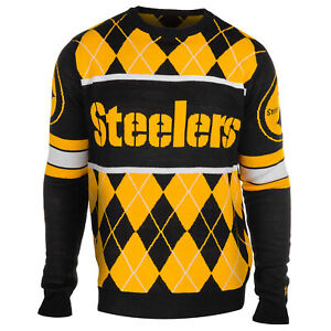 Pittsburgh Steelers EXCLUSIVE NFL Argyle Sweater