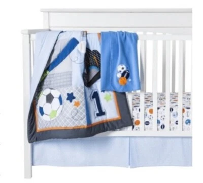 Circo L'il Player 4-Piece Crib Bedding Sports Set - Image 1 of 2