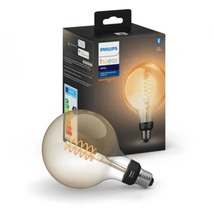 Ampoule simple filament Philips Hue blanche G125 E27 - Photo 1/12