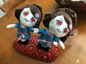 The Shining Grady Twins Plush Halloween Figures Talking Battery Operated - Picture 1 of 3