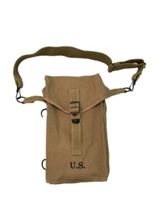 WWII US GP M1 AMMO GENERAL PURPOSE EQUIPMENT CARRY BAG KHAKHI - Bild 1 von 9