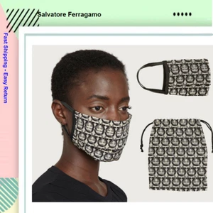 Salvatore Ferragamo Face mask with pouch - size L - Picture 1 of 4