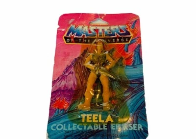 Figura borradora Masters of Universe de colección MOTU SIN USAR, EN CAJA sellada '84 Panosh Place Teela BC3 Foto 1 de 4