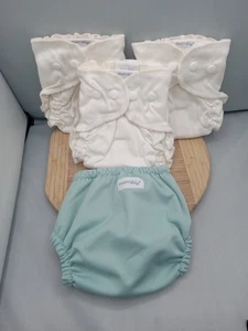 Esembly Inner Organic Cotton Reusable Infant Diaper - Size 1 - 3ct &1 NO INSERT - Picture 1 of 13