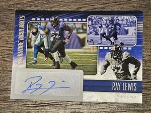 2021 Panini Donruss - Signature Highlights Ray Lewis Auto Silver Cracked Ice - Bild 1 von 3