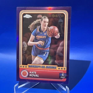 2024 Topps Chrome McDonald's All American Purple Refractor 040/150 #6 KATE KOVAL - Picture 1 of 2