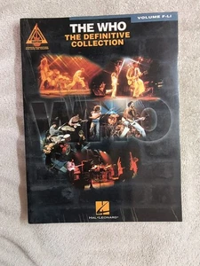 The Who Definitive Collection Volume F-Li Songbook 1997 Hal Leonard I'm Free One - Bild 1 von 8