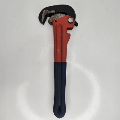 GENERIC 14" Heavy-Duty Quick Grip Rapidgrip Pipe Wrench Heel/Hook Jaw 2" Pipe - Image 1 of 4