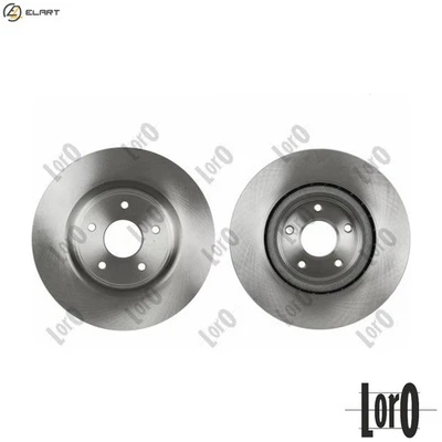2x BRAKE DISC 231-03-246 FOR RENAULT NISSAN R9N 401 1.7L M9R 868 2.0L 4cyl 1.6L - Image 1 of 4