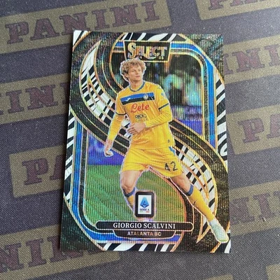 2024-25 Panini Select Giorgio Scalvini Mezzanine Zebra Case Hit SSP Atalanta BC - Image 1 of 2