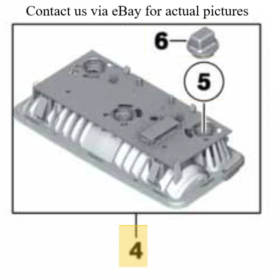 Luz de lectura interior central trasera BMW 520i 2011-2016 usada OEM 63319163699 Foto 1 de 4