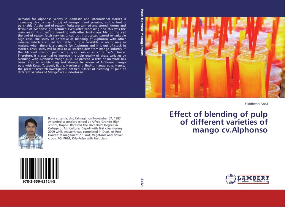 Siddhesh Salvi | Effect of blending of pulp of different varieties of mango... - Bild 1 von 1