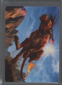 Red XIII, Proud Warrior Magic the Gathering Final Fantasy 30/53 MTG Art Series - Picture 1 of 2