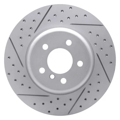 For BMW 640i xDrive Gran Coupe 14-19 Brake Rotor DFC Drilled & Slotted Rear - Изображение 1 из 4