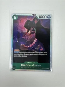 One Piece: Legacy of the Master Dracule Mihawk OP12-030 SR English - Picture 1 of 2
