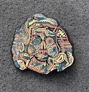 Porcelain Picasso Jerry Garcia “Captain Trips” Danny Steinman Pin #’d /100 - Picture 1 of 3