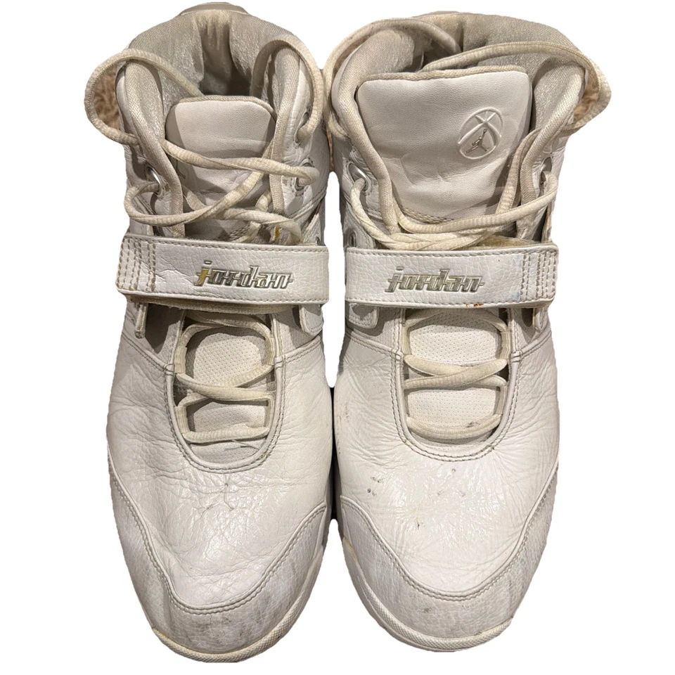 2005 Air Jordan Team Reign White Metallic Silver-size 12 - Image 1 of 4