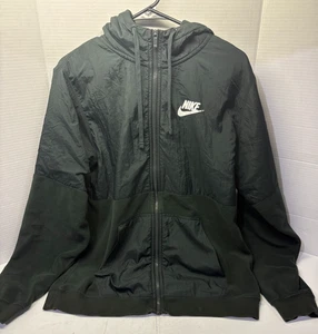 Nike hoodie mens medium dark green - Pre-owned - Ships Fast! - Picture 1 of 4