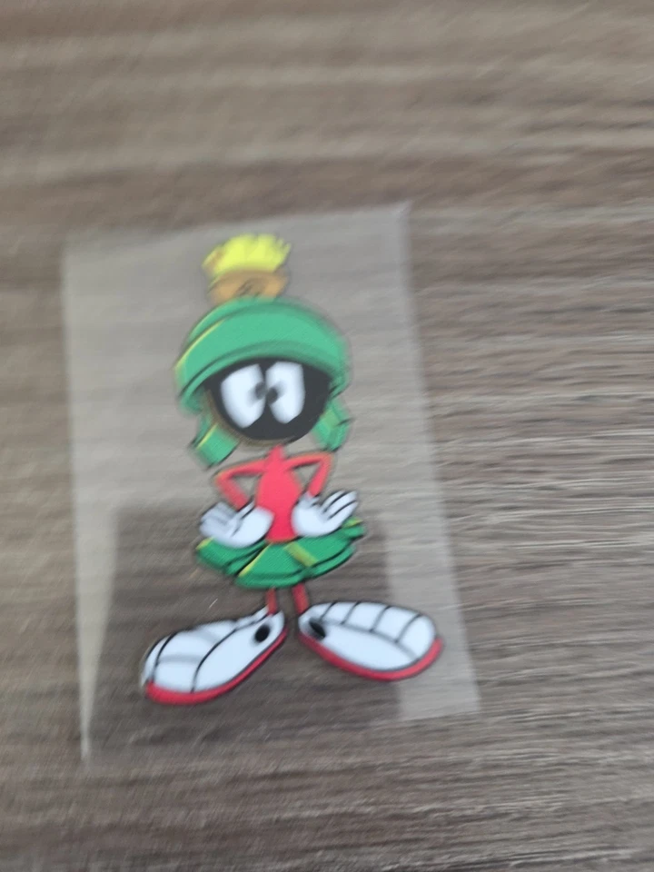 Marvin The Martian Raised Full Color UV DTF Decal 2in X 3in - Image 1 of 4