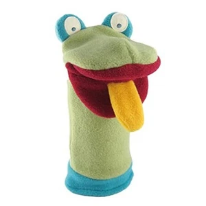 Cate & Levi Frog Hand Puppet with Moveable Mouth - Picture 1 of 7
