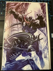 ALIENS VS AVENGERS #1 1:100 BROOKS VARIANTE VIRGEN MARVEL COMICS - Imagen 1 de 12