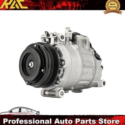 AC A/C Compressor W/Clutch For BMW X6 2011 2015-2019 BMW X5 2011-2013 2015-2018 - Image 1 of 4