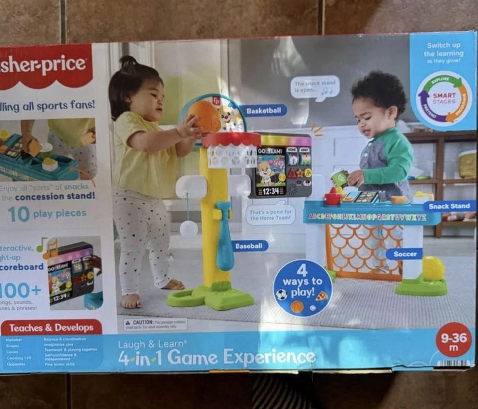 Fisher Price Laugh and Learn 4 en 1 Game Experience Play Center Nuevo en caja Foto 1 de 3