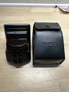 Minolta Maxxum 3200i Flash Unit Shoe Mount Flash for Konica Minolta Made InJapan - Picture 1 of 14