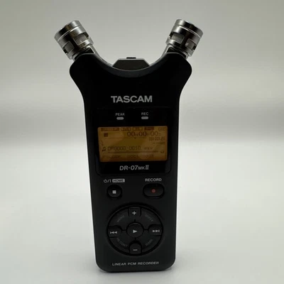Tascam DR-07MKII Linear PCM Recorder Handheld Digital W/ 2GB Micro SD Card - Image 1 of 4