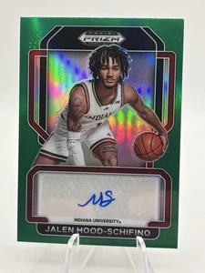 Jalen Hood-Schifino 2022 Prizm Draft Picks Green Auto FS-JHS - Hoosiers - Bild 1 von 2