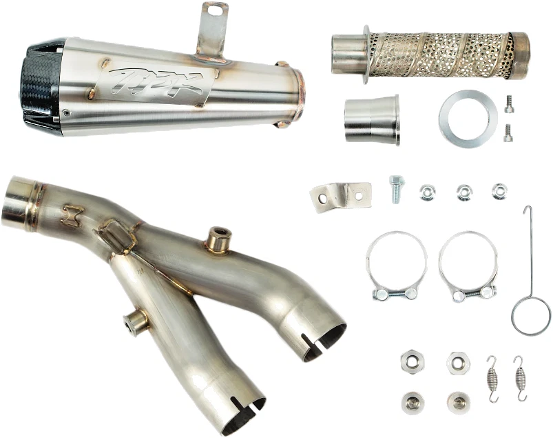 TWO BROTHERS Exhaust DB Pro 3/4 System SS/CF Yamaha # 005-53102-DB - Image 1 of 1