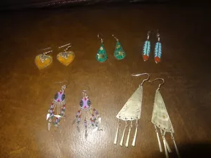 Assortment of Estate Jewelry *Earrings...Necklace..Pendant...Ring* - Picture 1 of 14