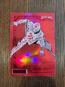 2024 Marvel Allegiance Secret Wars Rainbow Red #34 Kang The Conqueror - Imagen 1 de 2