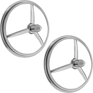 2 x 4.5" Motorcycle Fog Light Lamp Trim Ring Bezel Cover For Harley Softail Dyna - Picture 1 of 7