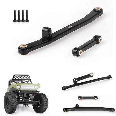 Aluminum CNC Front Steering Linkage Rods For Axial SCX24 90081 RC Crawler Car - Image 1 of 4