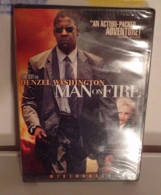 NEW SEALED 2004 DVD: Man on Fire  Denzel Washington Dakota Fanning Wide Screen R - Image 1 of 2