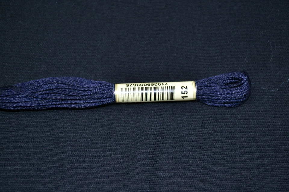 Anchor Cotton Threads for Embroidery Shade 152 Delft Blue Very Dark - Image 1 of 1