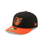 Baltimore Orioles New Era On-Field Low Profile RD 59FIFTY Fitted Hat-Blk/Orange