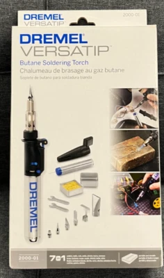Tocha de solda butano Dremel Versatip modelo #2000-01 nova em folha - Imagem 1 de 4