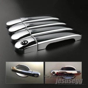 4X Chrome Door Handle Cover Trim For Nissan Versa Tiida Latio 07-12 LIVINA 09-13 - Imagen 1 de 6