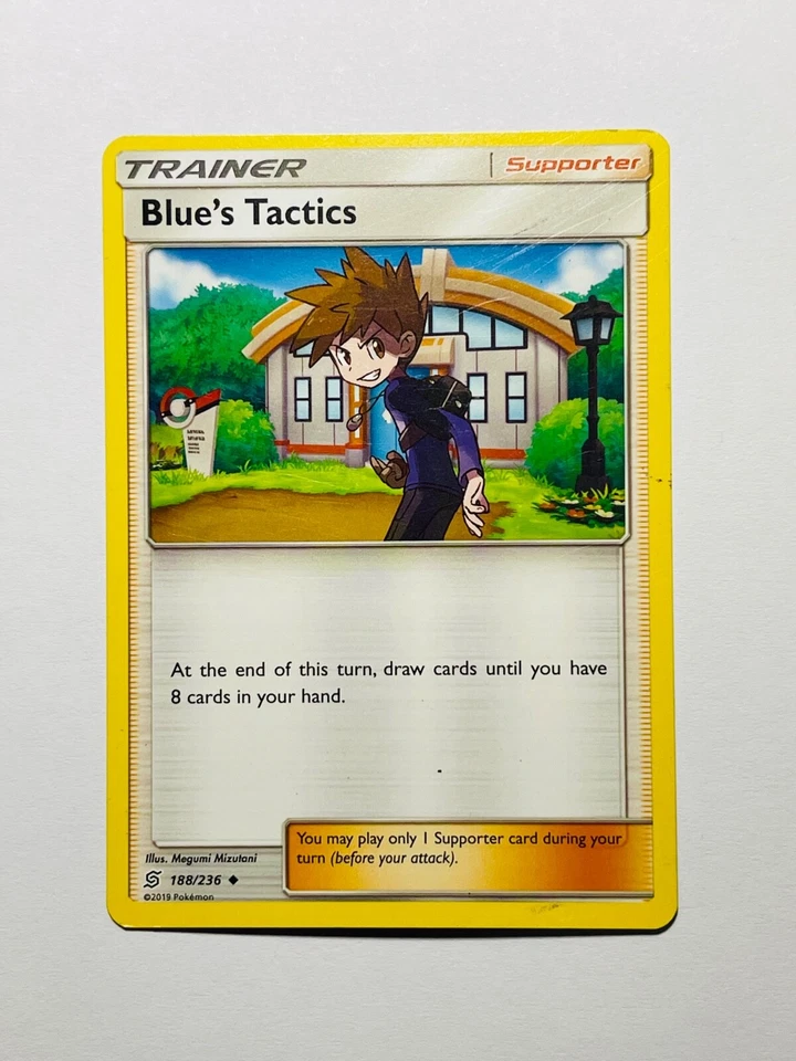 BLUE'S TACTICS 2019 Pokemon Unified Minds  Uncommon POKÉMON 188/236 - Image 1 of 2