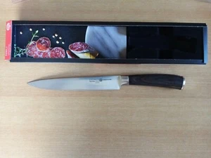 Cuchillo de carne hombro orilla RIKU 20 cm longitud de hoja mango de madera noble - Imagen 1 de 2