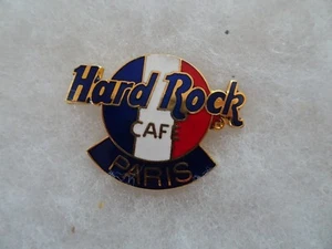 Hard Rock Cafe Pin Paris Classic Logo with France Flag - Picture 1 of 1